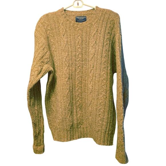 Vintage American Eagle Outfitters wool cable knit fishermans sweater small mens - Picture 1 of 6